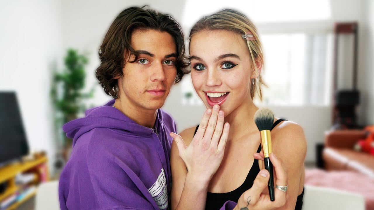 Zack Does My Makeup!!